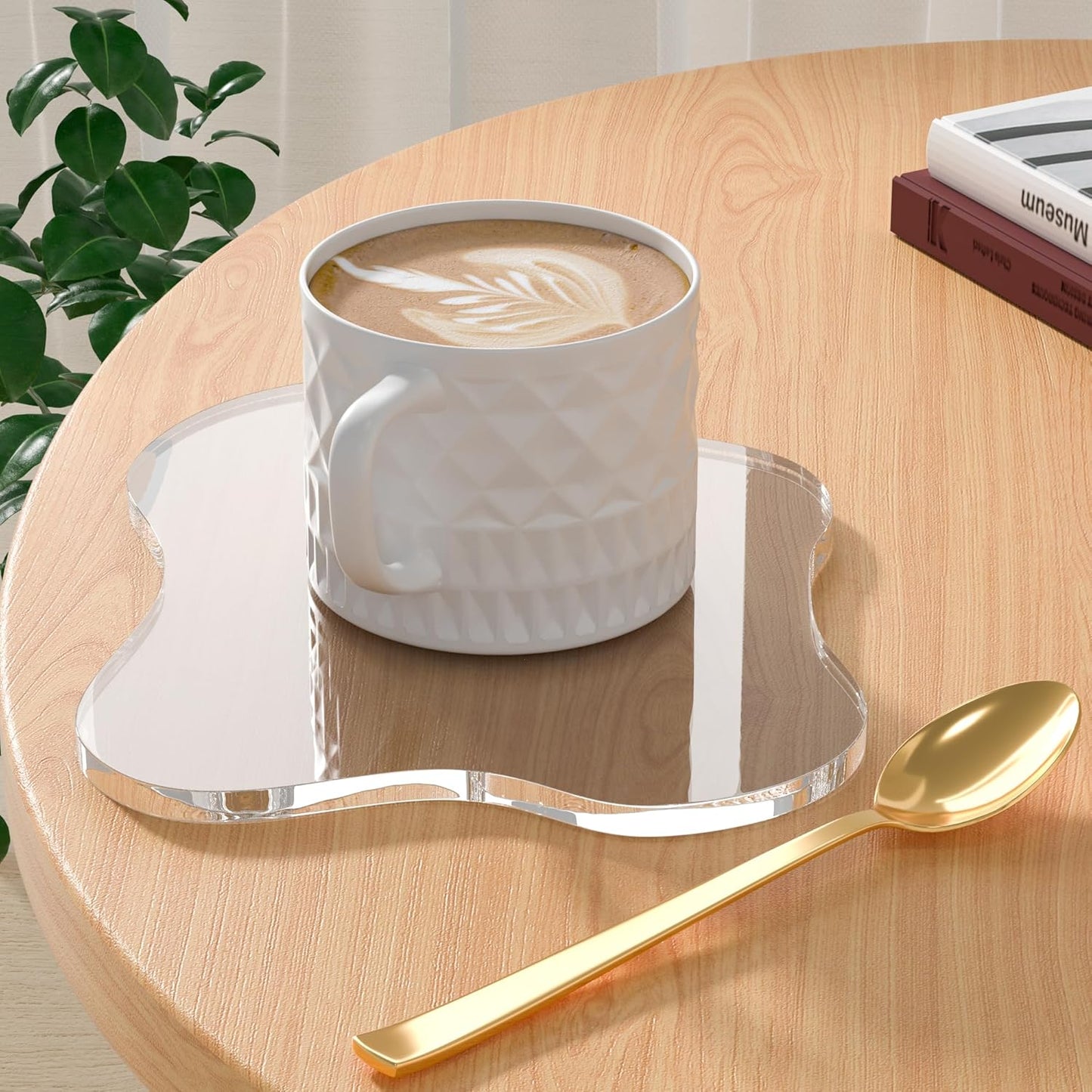 Acrylic Coaster Decorative Plates, Irregular Bar Drink Coaster