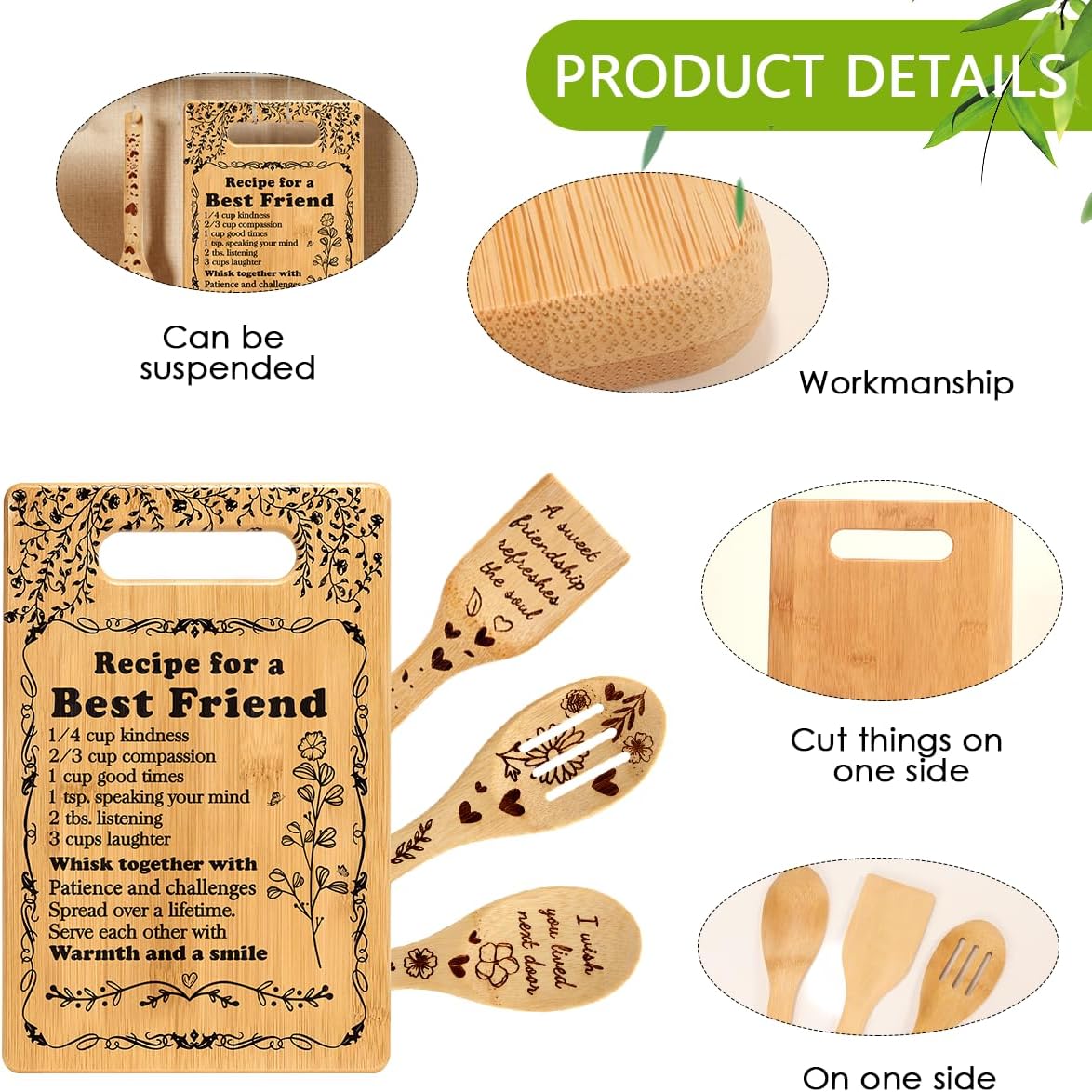 Birthday Friendship Gifts for Women Friends Cutting Board
