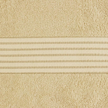 100% Turkish Cotton 3 Pcs Bath Towel Set, Luxury Bath Towels for Bathroom - Beige