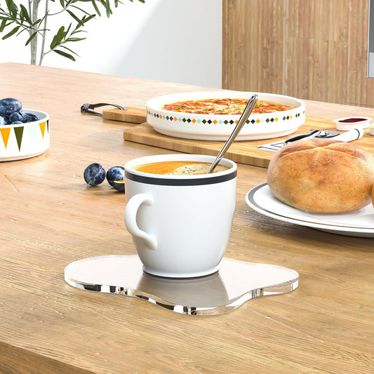Acrylic Coaster Decorative Plates, Irregular Bar Drink Coaster