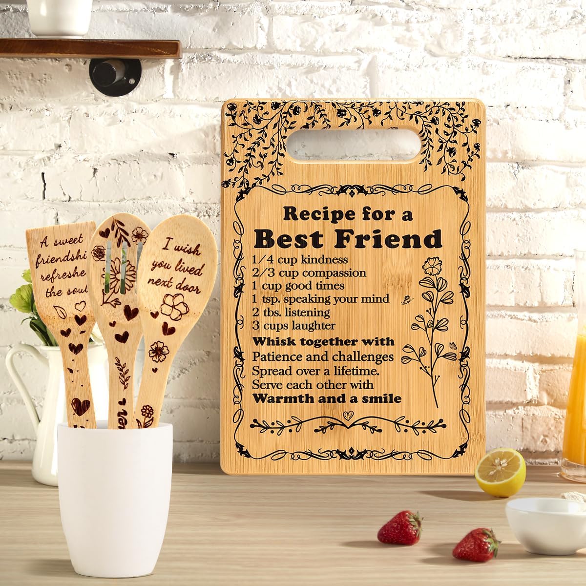 Birthday Friendship Gifts for Women Friends Cutting Board