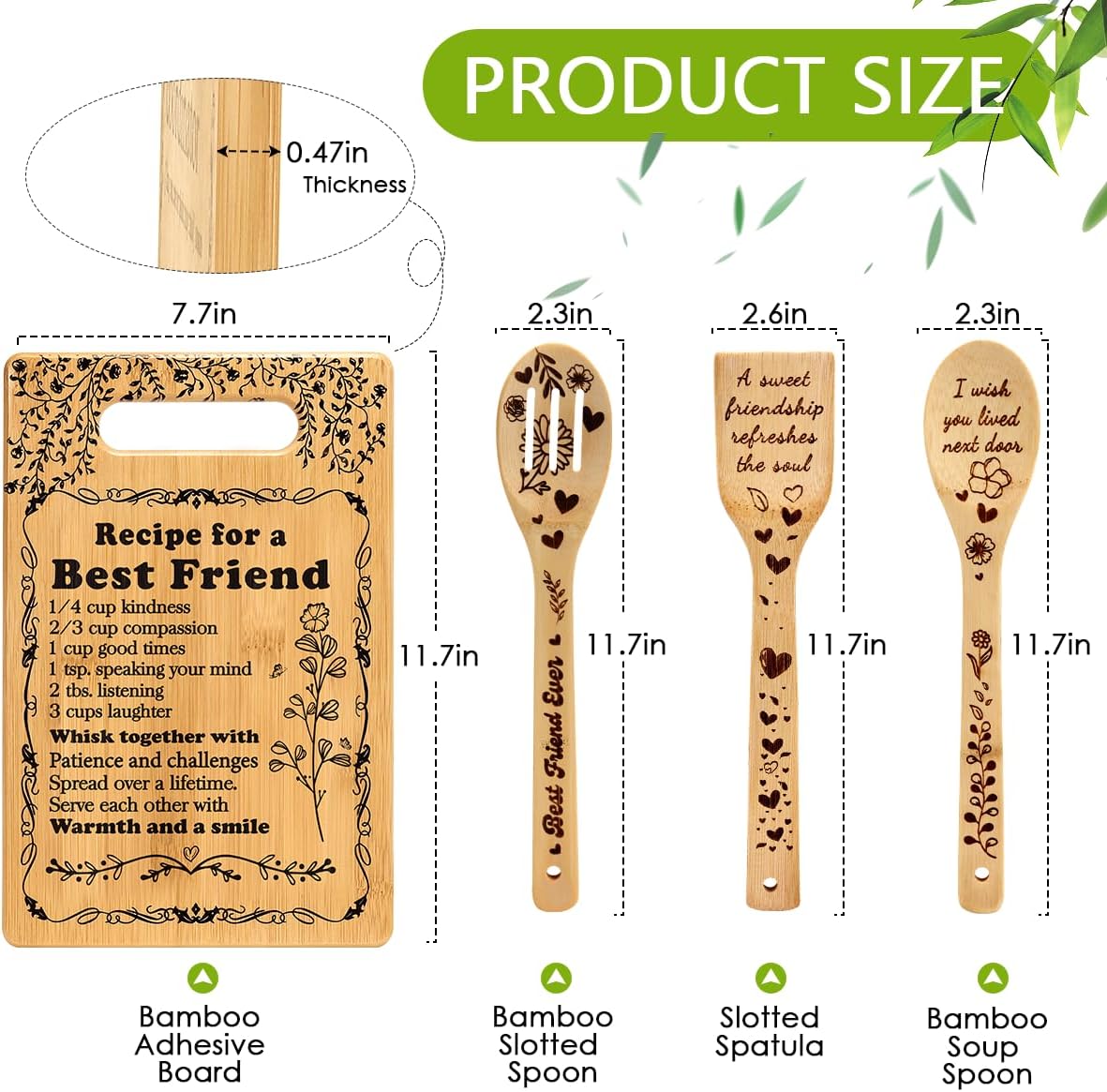 Birthday Friendship Gifts for Women Friends Cutting Board