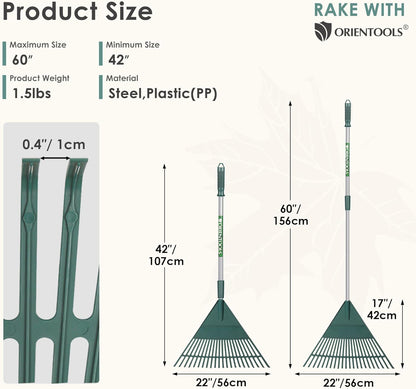 Garden Leaf Rake, Garden Rakes for Lawns